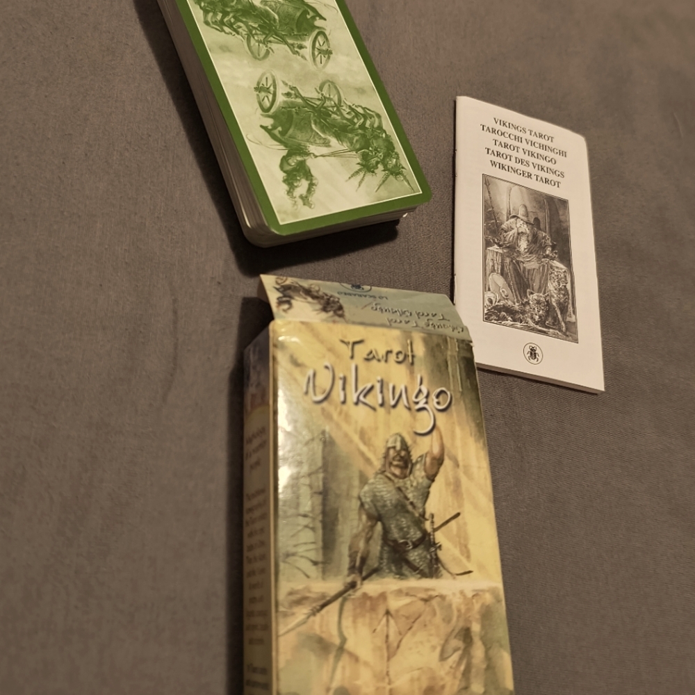 Vikings / Vikingo Tarot Deck from Lo Scarabeo. Rare and unique cards, like new